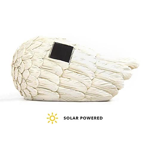 iHeartDogs Pet Memorial Solar Light – Guardian Angel Dog Statue for Garden