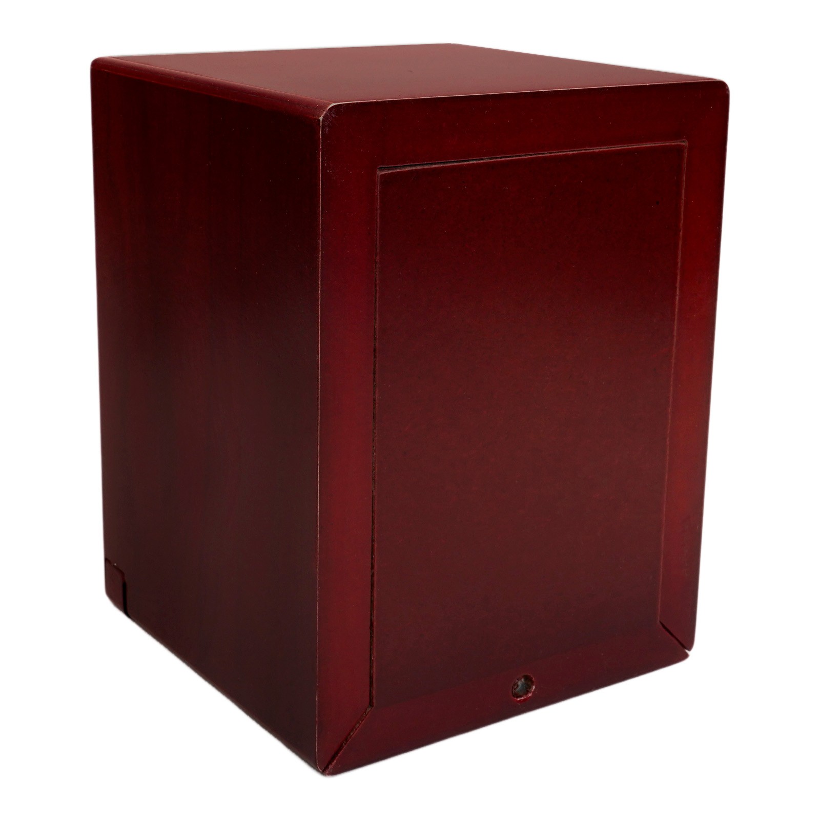 Red Wooden Funeral Cremation Urn with Photo Frame For Dogs And Cats 3.9*3.6in