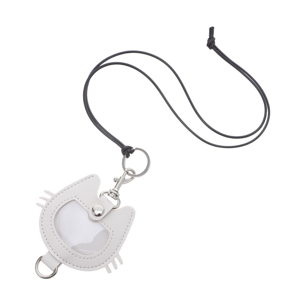Cat Hair Memorial Keychain Pet Hair Storage Keepsake PU Pendant