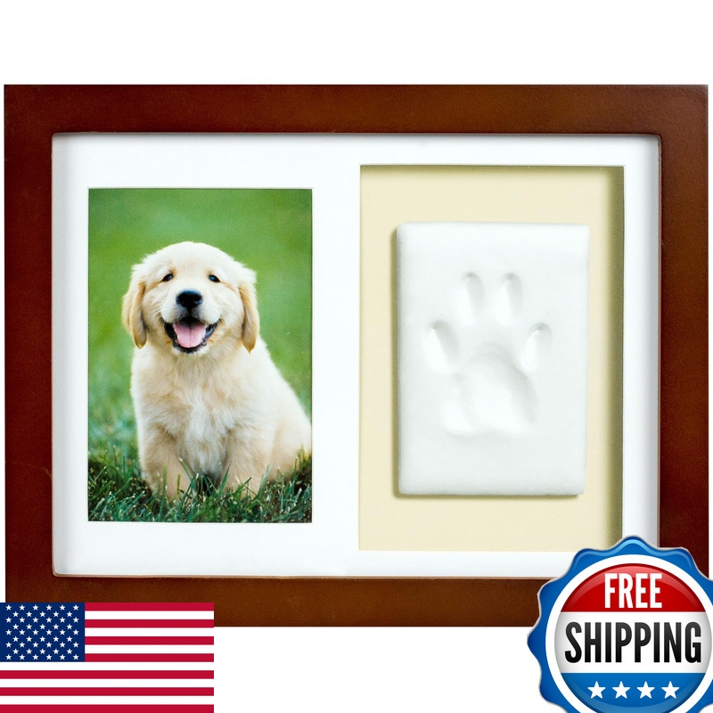 Tiny Ideas Paw Print Keepsake Impression Kit No Mess Pet Clay Paw Print Mold