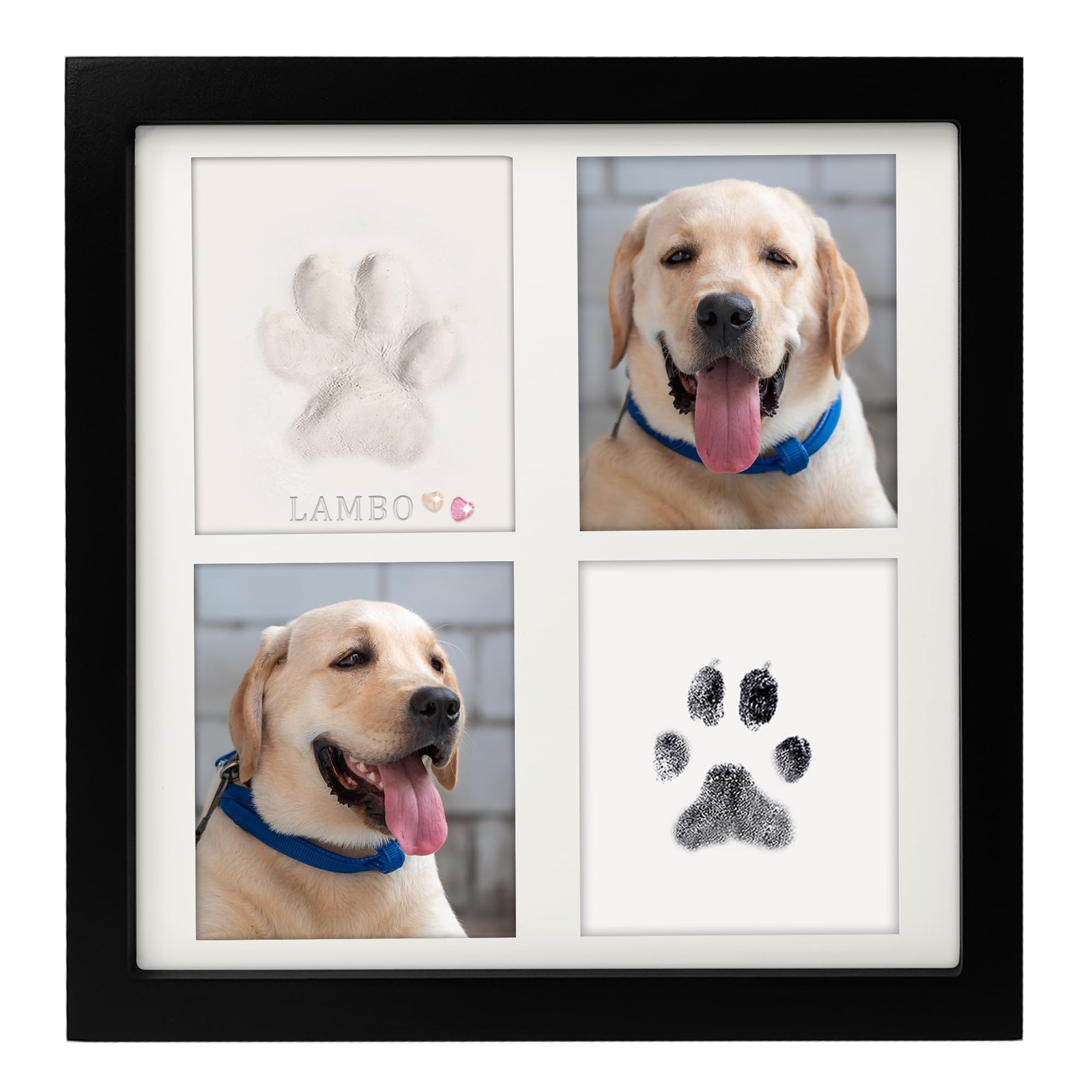 Paw Print Kit for Dog Cat, XL Clean Touch Ink Pad & Soft Clay – Pet Keepsake