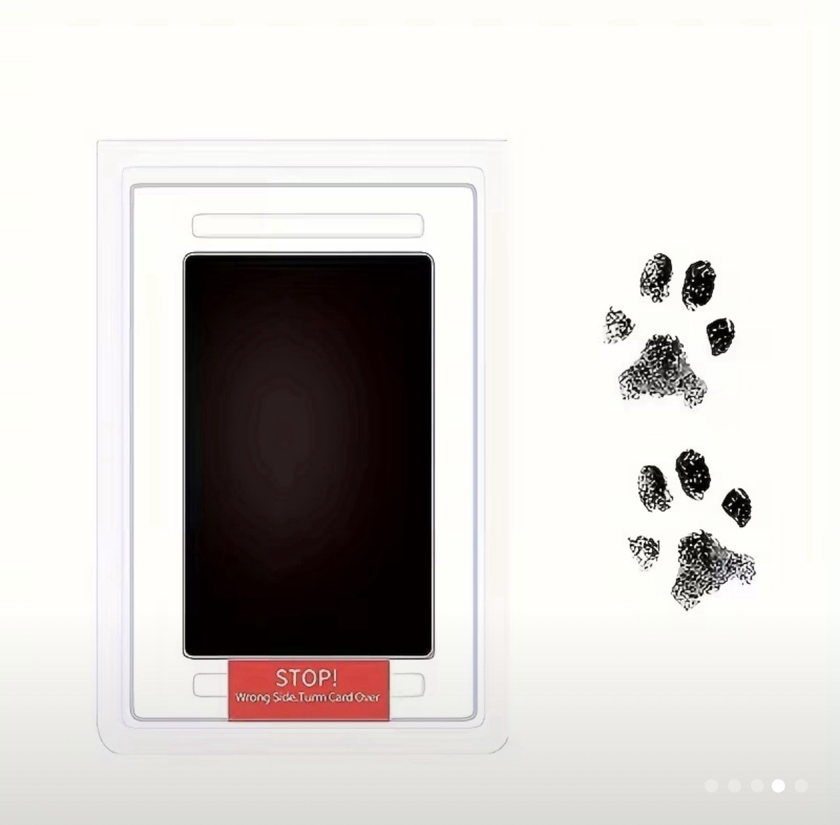 1pc Pet Paw Print Memorial Ink Pad with Touchless Ink for Pet Pawprint