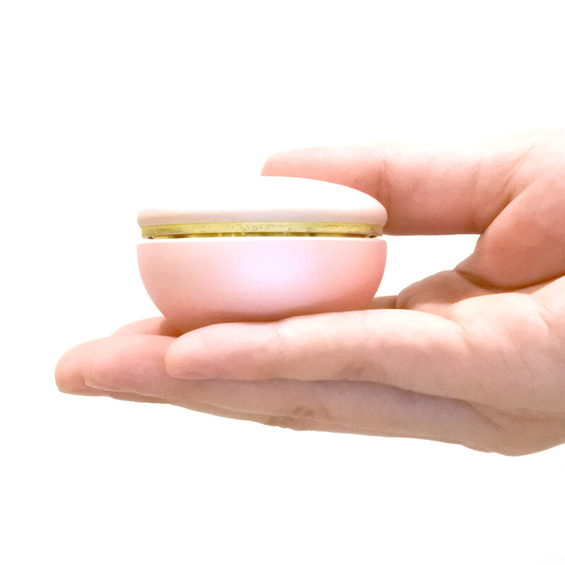 Wakana Cherry Pink Small Keepsake Urn for Human Ashes Brass