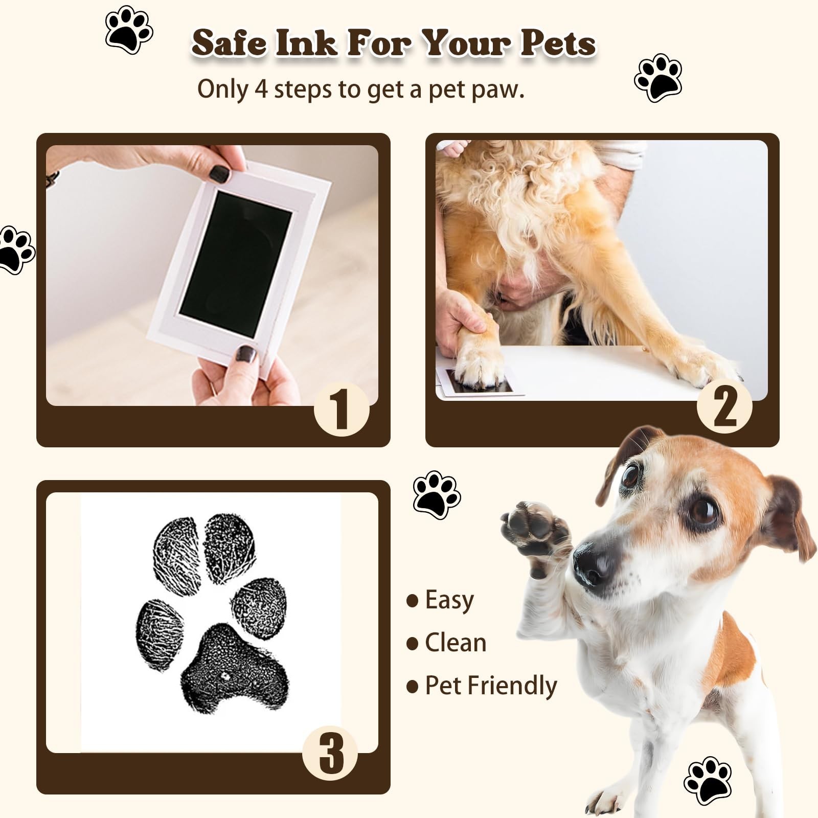 8.6” Pet Memorial Shadow Box for Dogs, Dog Memorial Picture Frame Loss Pet S…