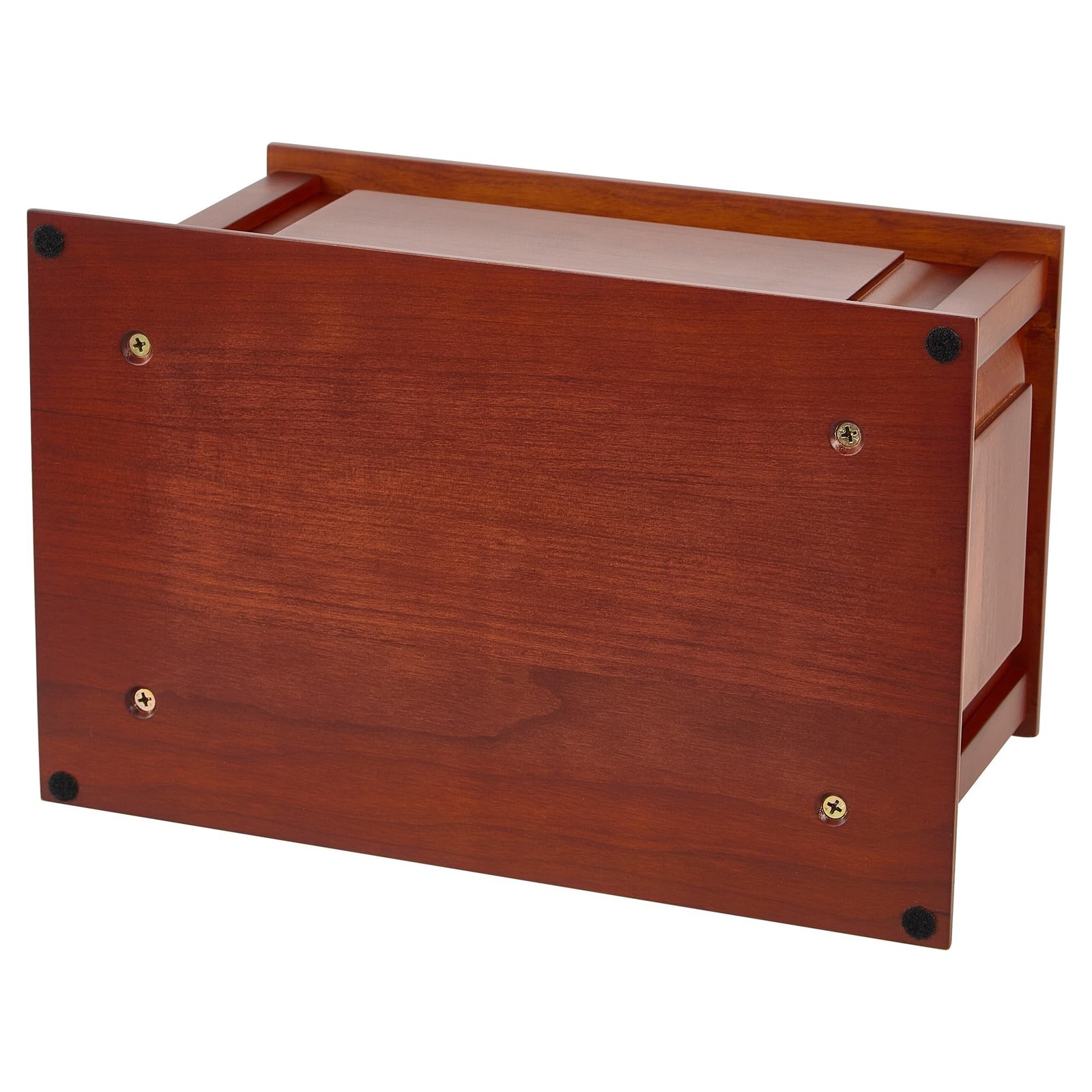 Handcrafted Solid Cherry Wood Funeral Cremation Urn Box for Human Ashes Memor…