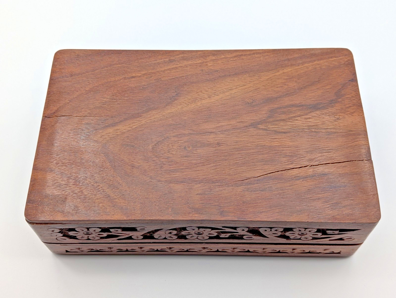 Handcrafted Rosewood Cremation Urn Small Pet Ashes Cat Dog Tree Of Life Keepsake