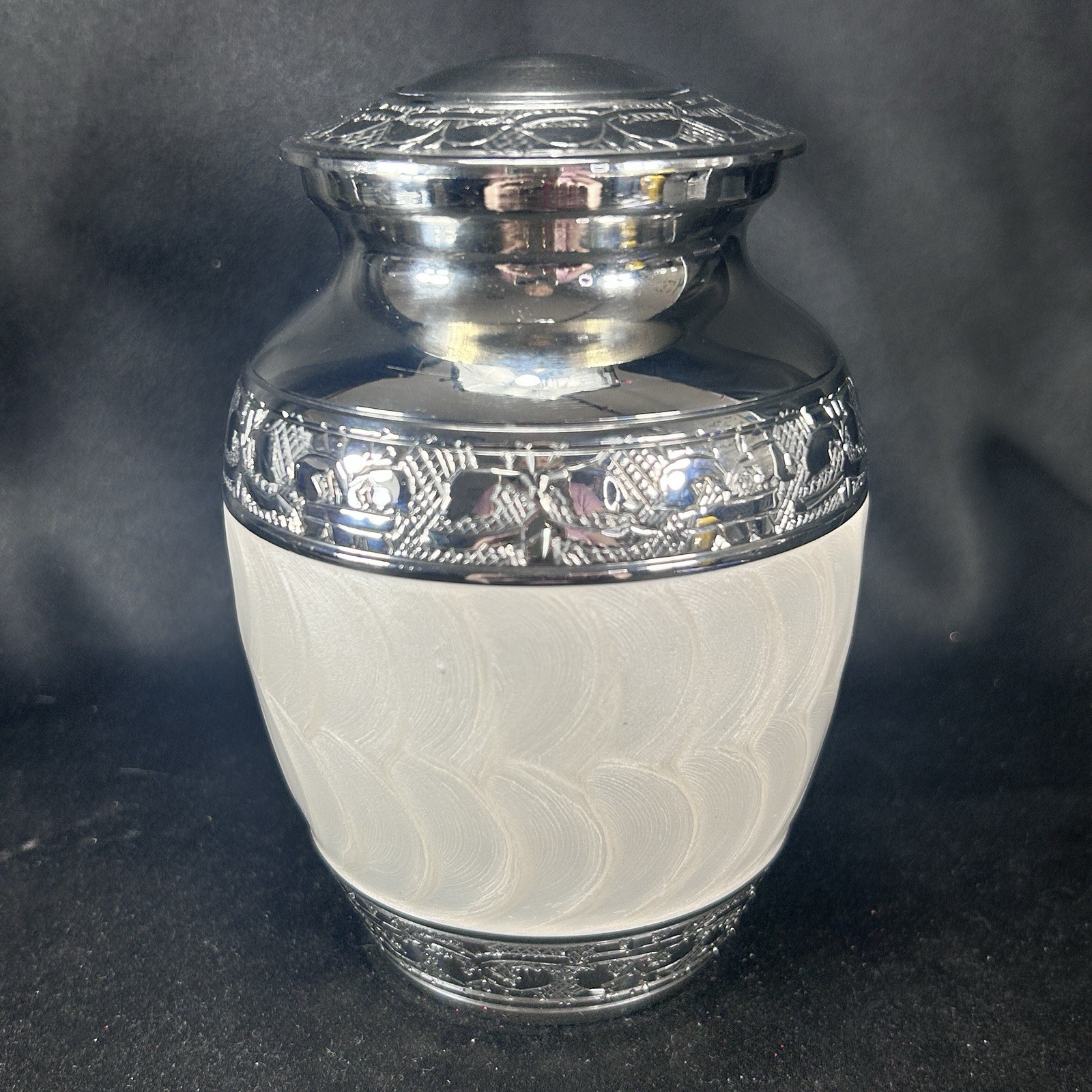 eSplanade Cremation Urn Memorial Jar Metal Burial Urns Keepsake for Ashes Brass