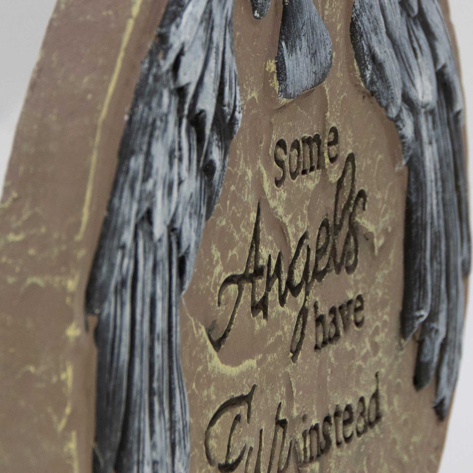 Some Angels Have Fur Instead of Wings 8-Inch Pet Memorial Garden Stepping Stone