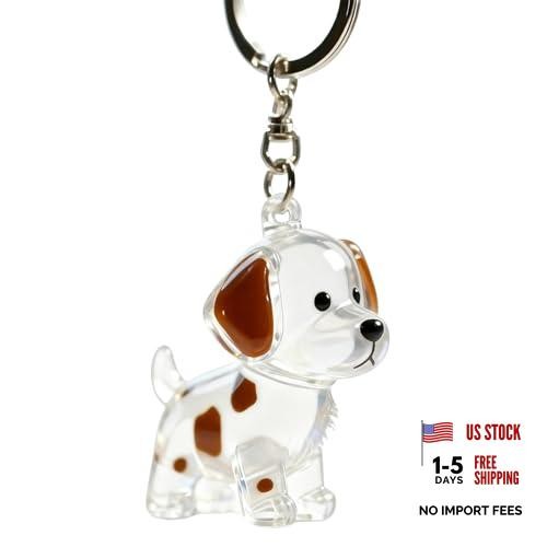 Dog Hair Keychain,Transparent Bottle for Fur,Dog Memorial Gifts for Loss,Pet