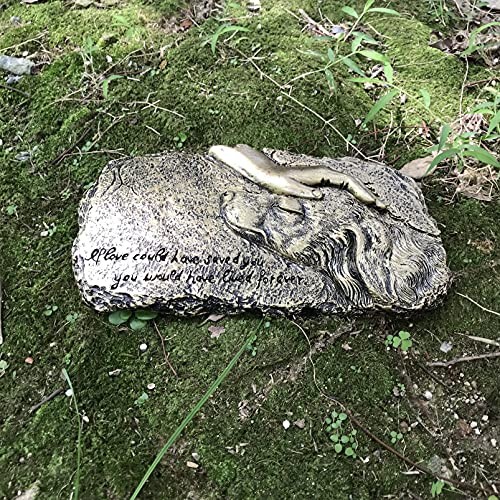 Garden Stepping Stone, Dog Pet Memorial Stones, Loss of Pet Gift – 10 inch L x