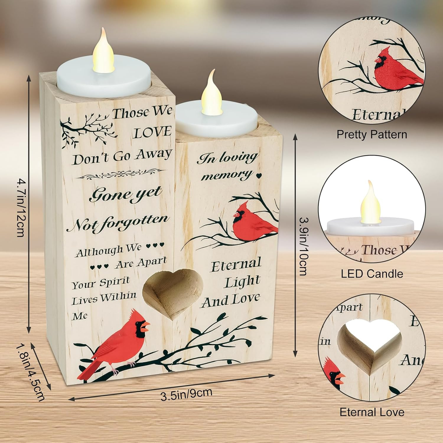 Cremation Urns for Human Ashes Candlestick for Your Loss Sympathy Gifts for Wome