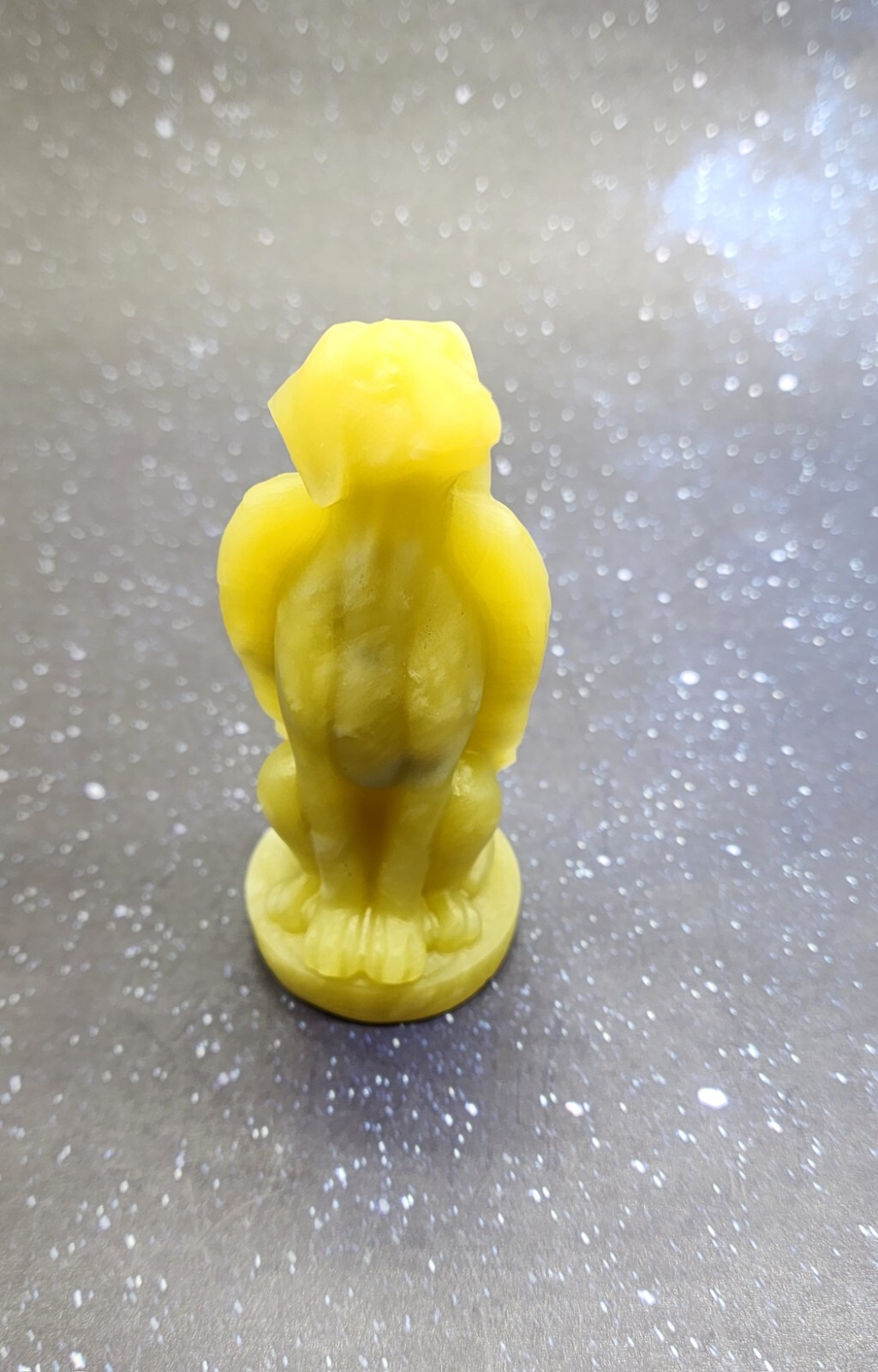 Lemon Jade Winged Angel Dog Pet Memorial, Pet Loss Gift, Gemstone Carving