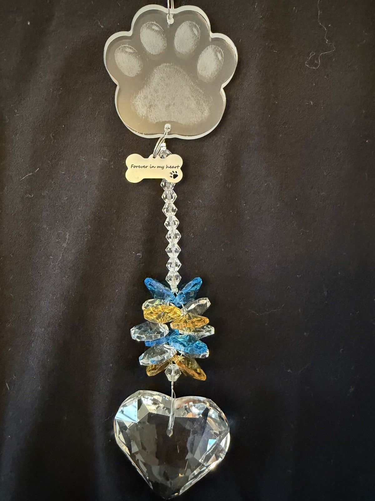 Pet Memorial Suncatcher, Dog Memorial Gifts, Pet Loss, Pet Sympathy, Dogs Cats P