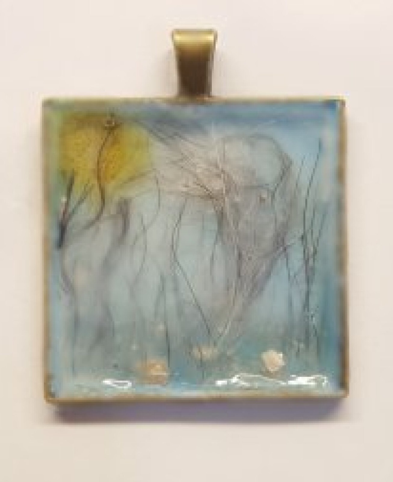 Memorial/Remembrance Pendant for Necklace – CUSTOM MADE with fur or ashes etc.