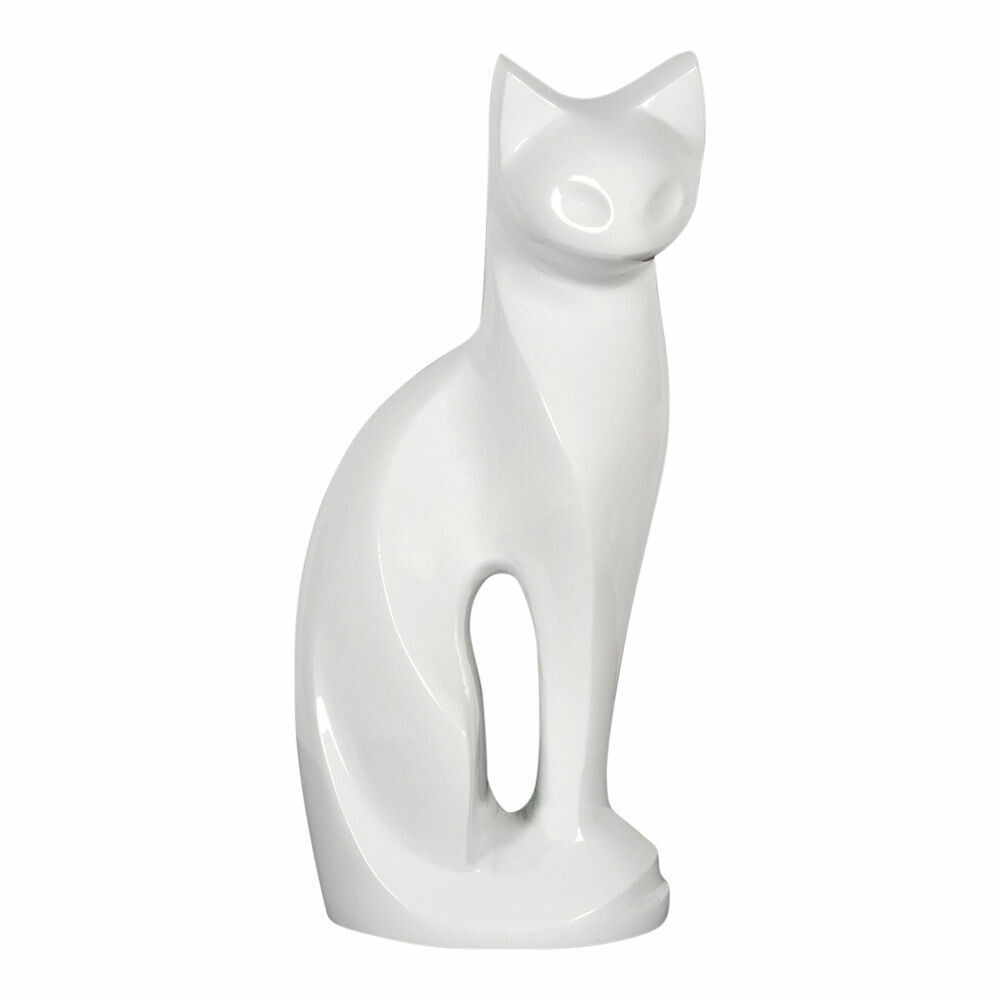 Handcrafted Cat urn Pet Urns For Ashes White Funeral Memorial Figurine Love