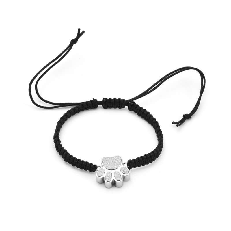 Cremation Jewelry Urns Bracelet for Pet Ashes Cats Dog Paws Pendants Bangles