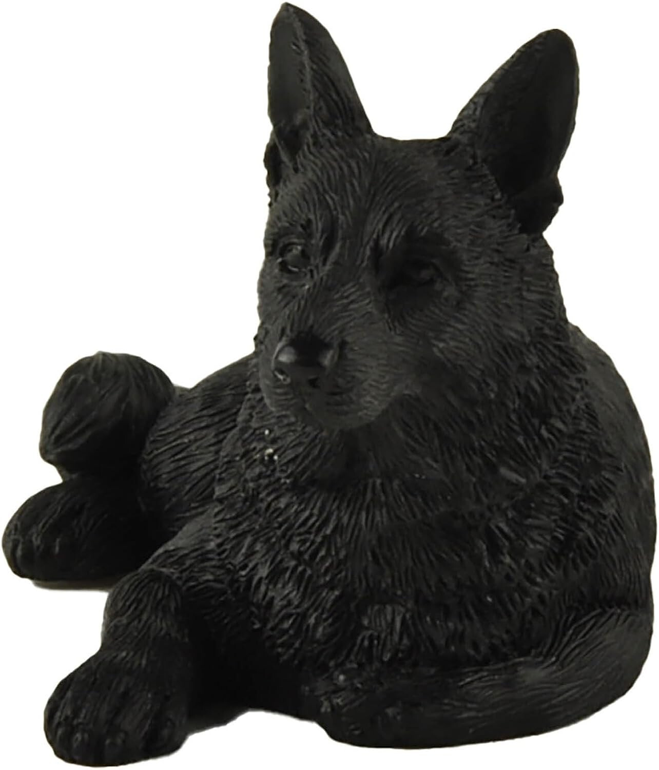 6″ Mini Black German Shepherd Figurine – Black German Shepherd Gifts