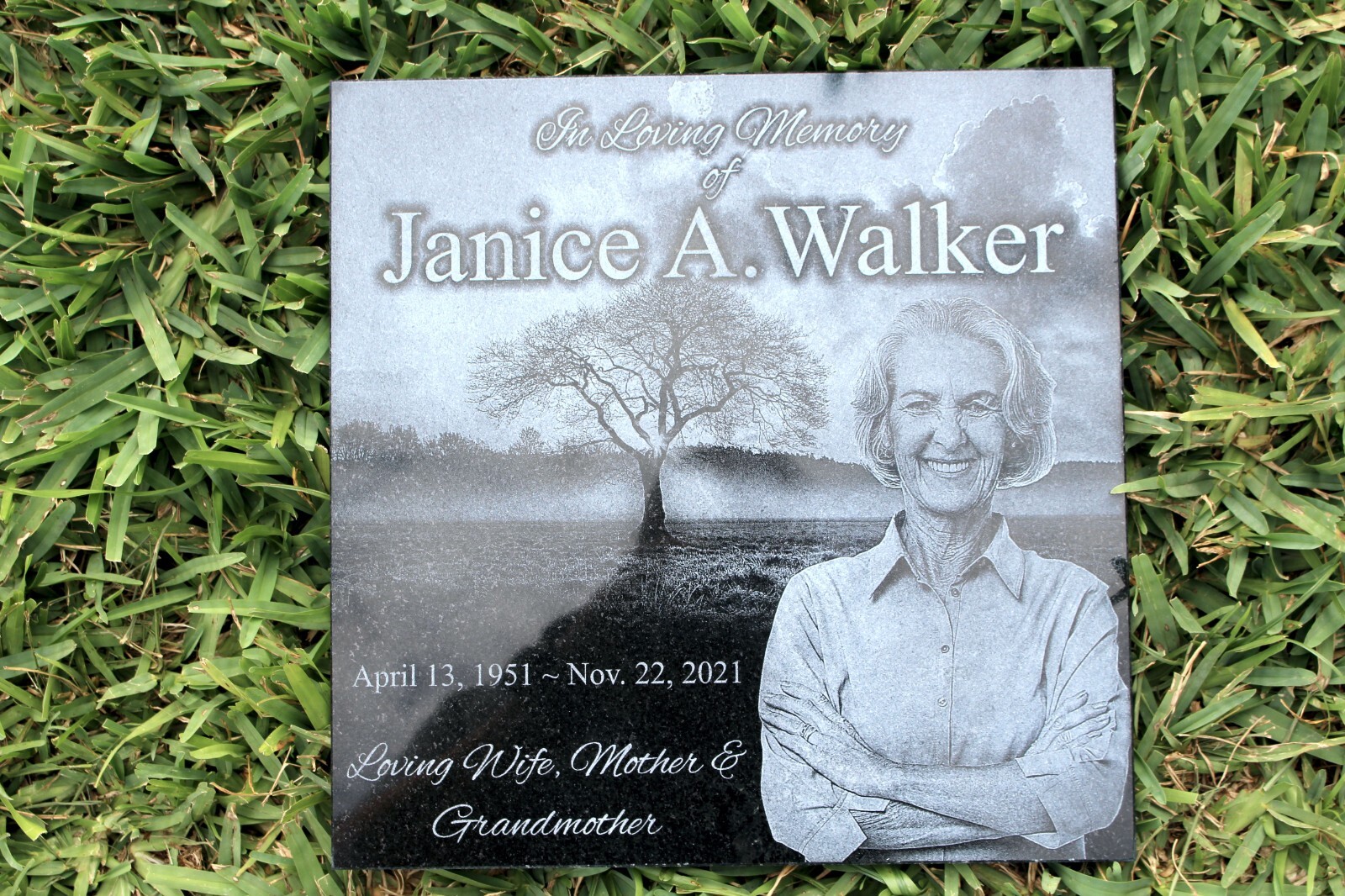 Personalized Pet Stone Memorial Grave Marker Granite Plaque Human headstone