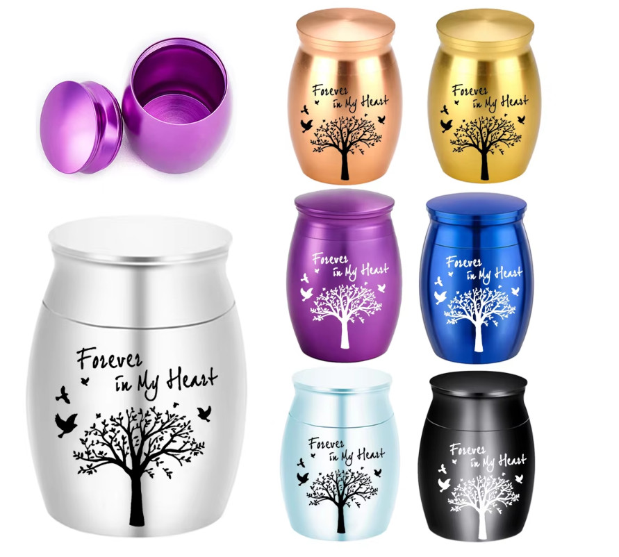 4cm Urn Jar Cremation Mini Ash Holder Container Memorial Gift Keepsake Pet Human