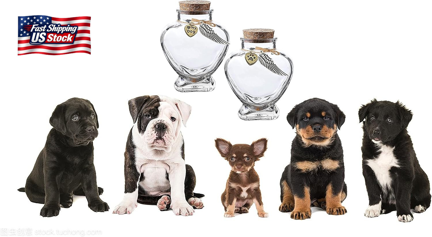 Memorial Bottle for Pet Hair，Pet Fur Memorial Fur Keepsake，Dog Cat Keepsake Fur,