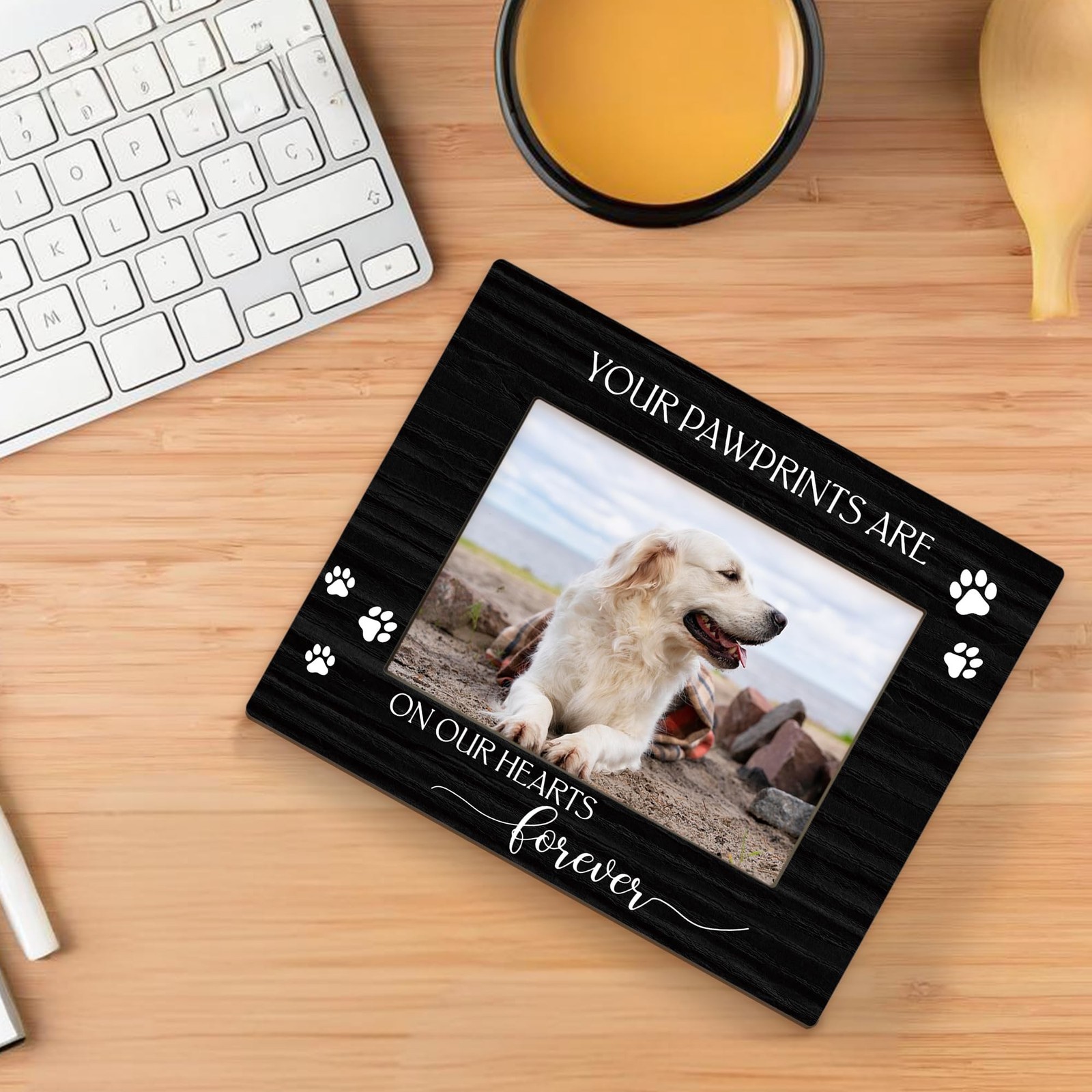 Memorial Dog Cat Gifts Picture Frame 5×7, Memorial Pet Photo Frame, Dog Cat M…