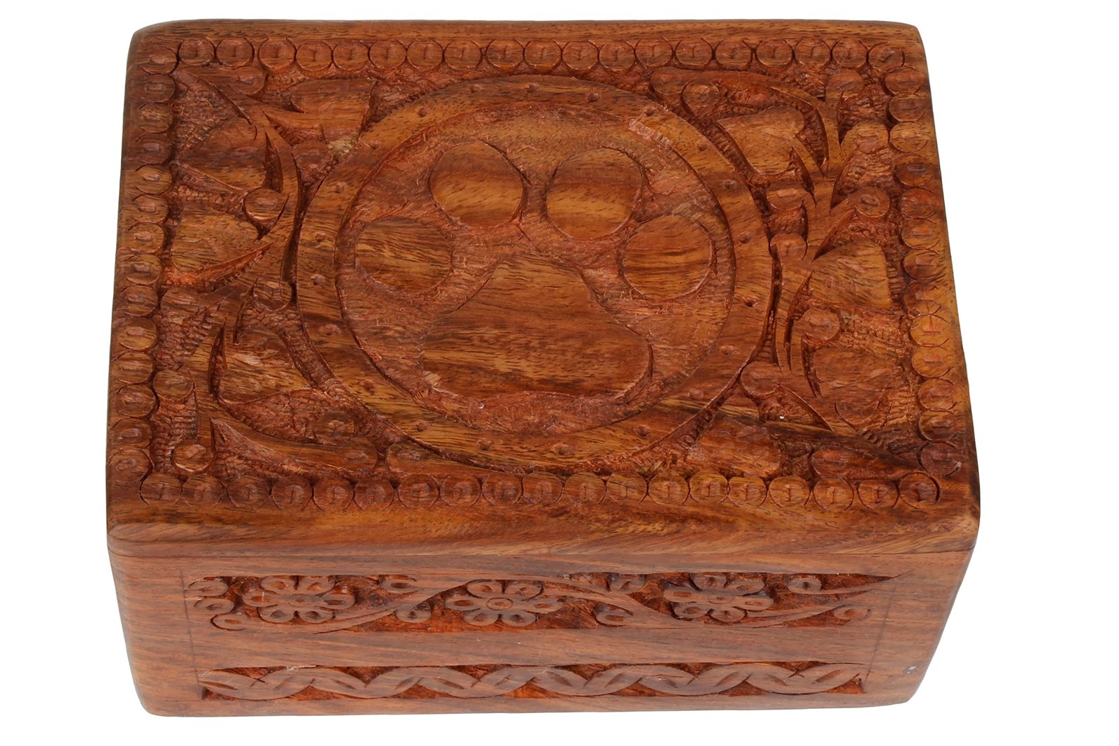 Artisenia Wooden Pet Memorial Cremation Urns For Pet Urn Wood Keepsake Paw Urns