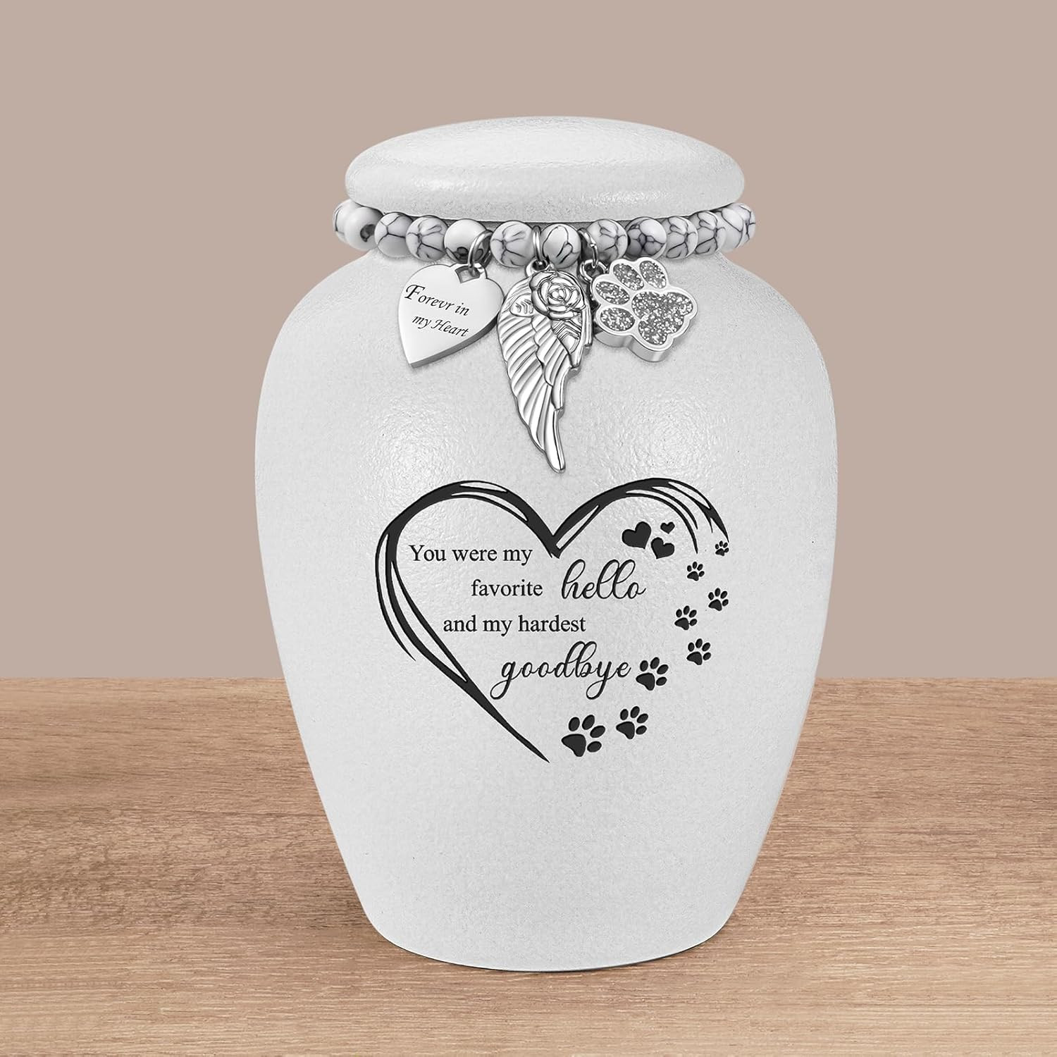 Pet Urn for Dogs Cats 4.8 Inch Small Urn for Pet Ashes Cremation Keepsake Urns C