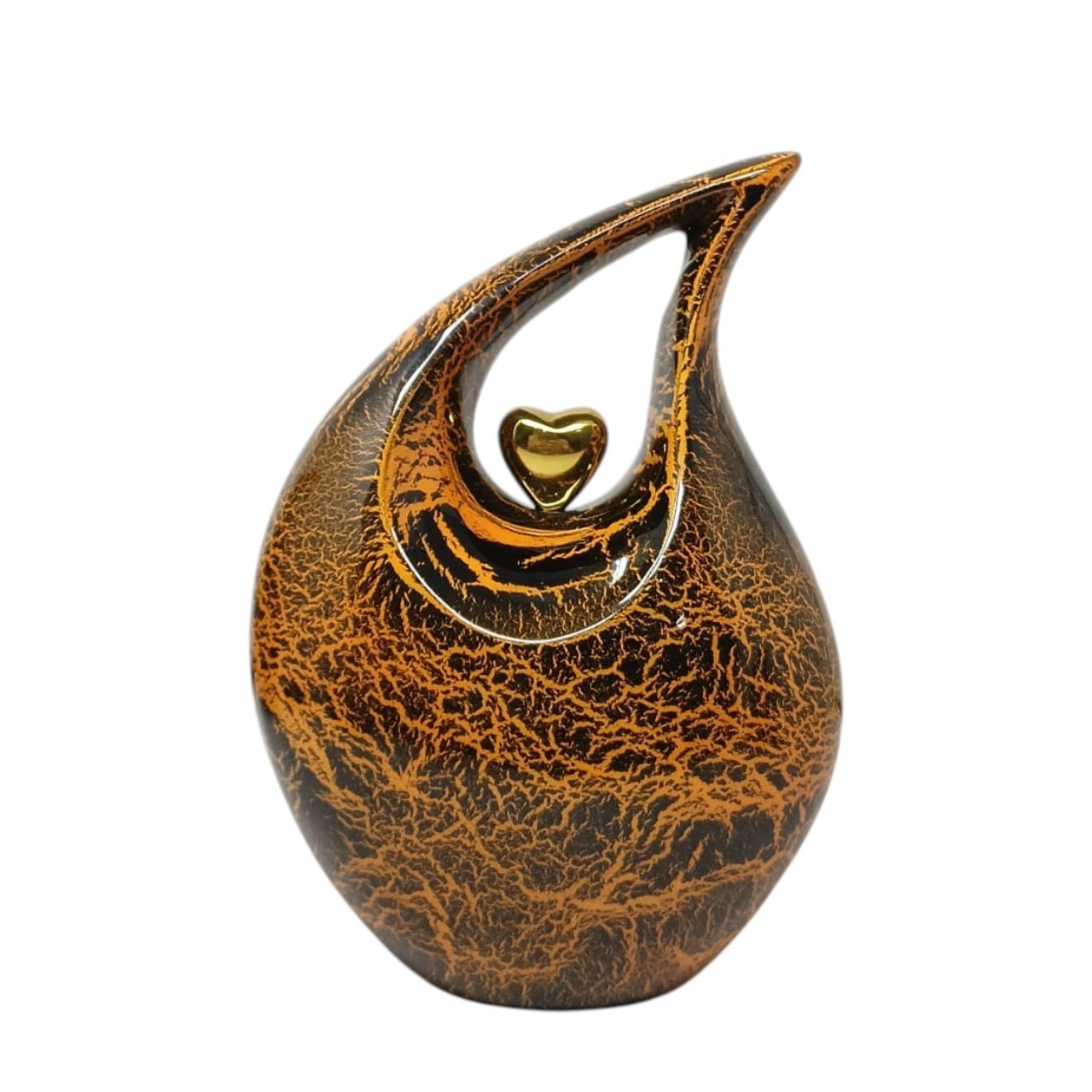 Teardrop Urn for Ashes Cremation Memorial Funeral Jar Love Urns Decorative Hu..