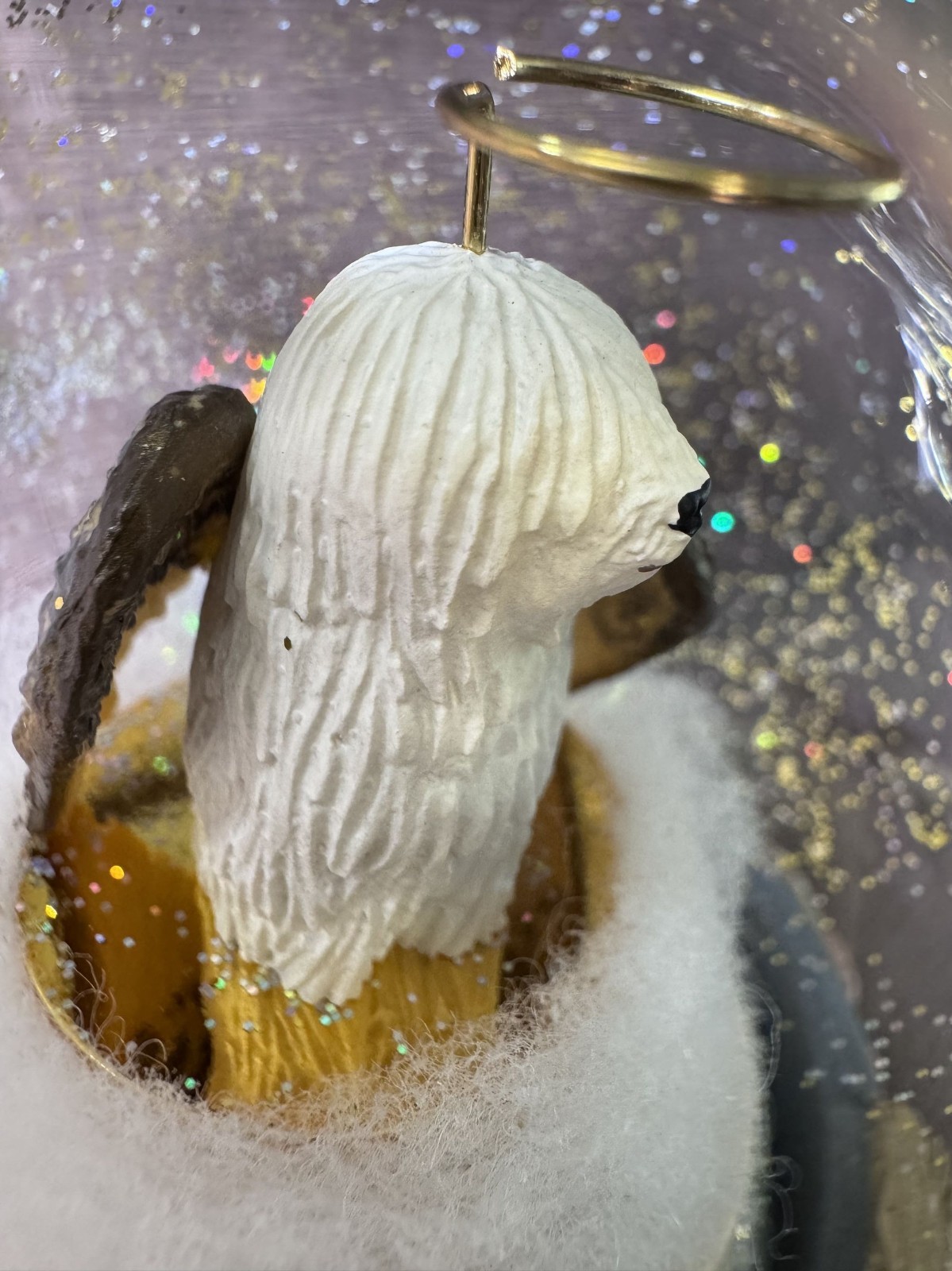 Pet Memorial Music Globe Rainbow Bridge Angel Dog Sympathy Gift