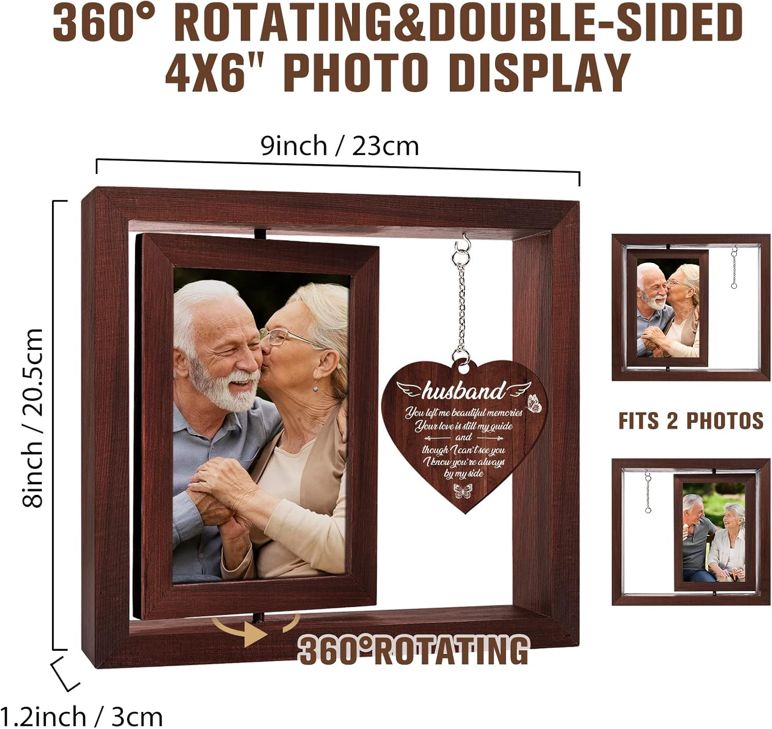 Memorial Gifts for Loss of Husband, Sympathy Picture Frame, Sympathy Gifts for L