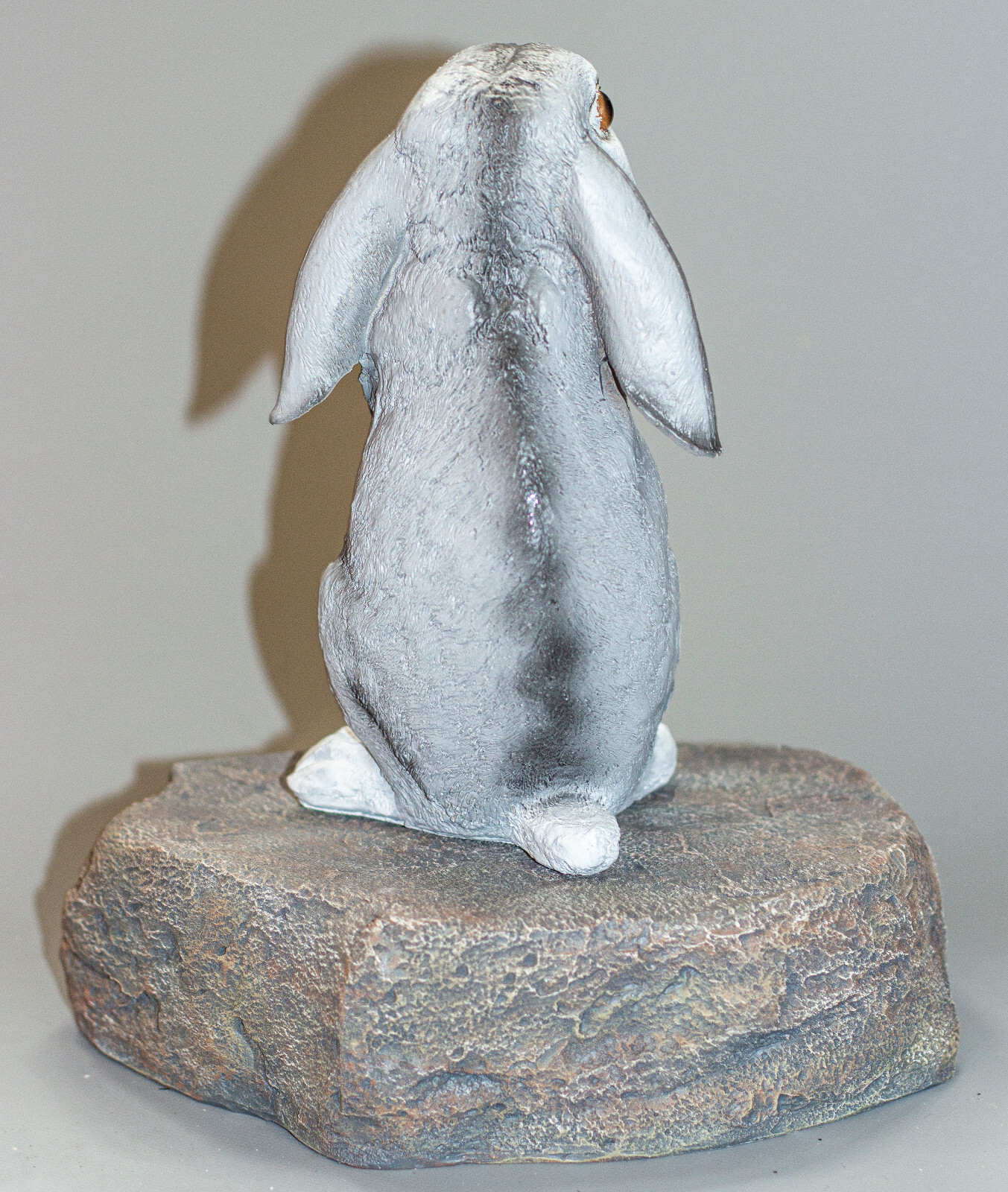 Lop Eared Bunny Rabbit Urn Ashes Pet Memorial Headstone Figurine Grave Ornament