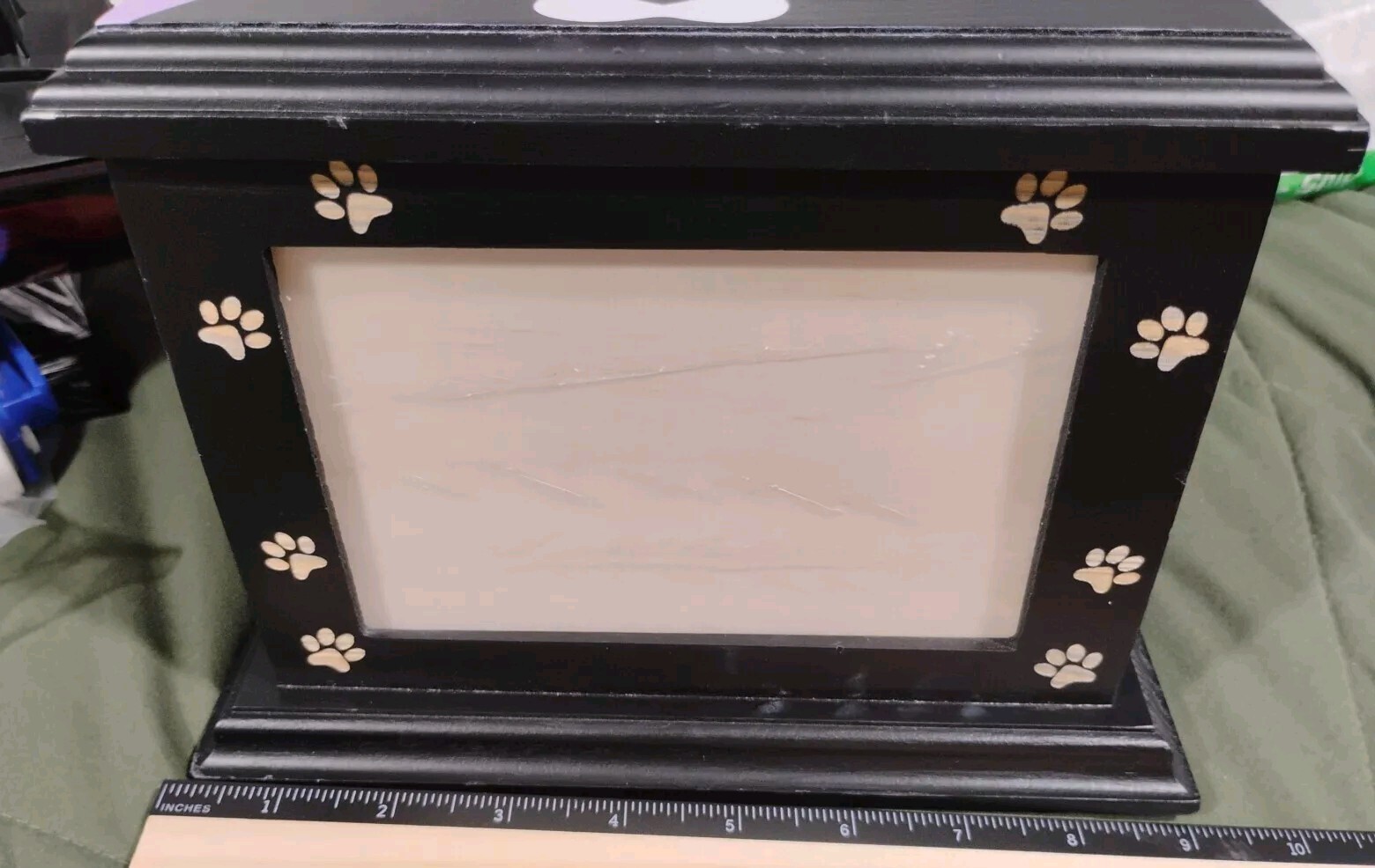 Pet Memorial Urns for Dogs or Cats, XLarge Wooden Funeral Pets (Open Box)