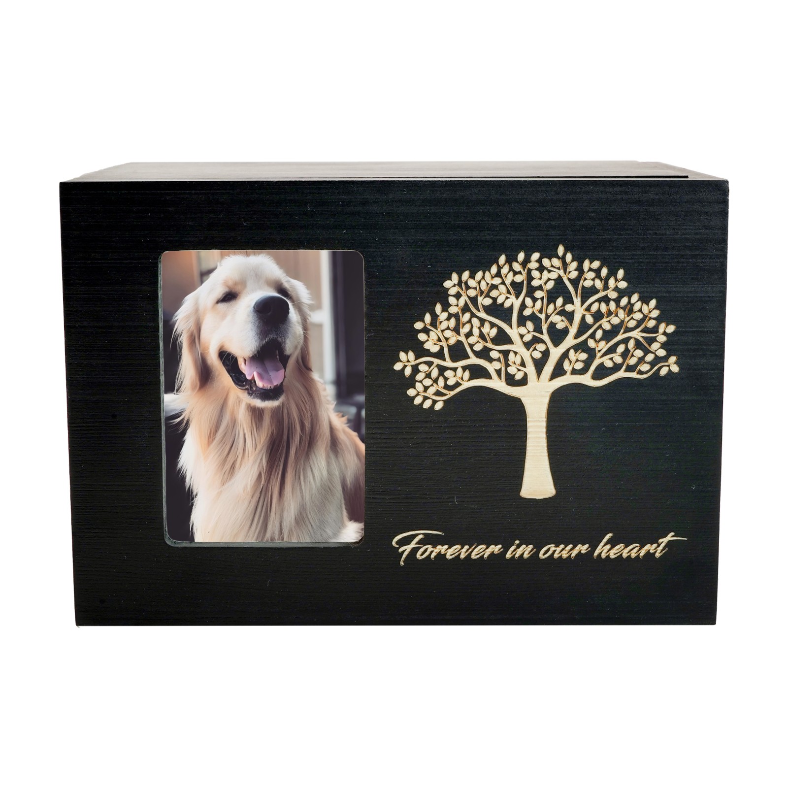 Wooden Pet Memorial Urns for Dog /Cat Ashes Large Wooden Funeral Cremation Urns