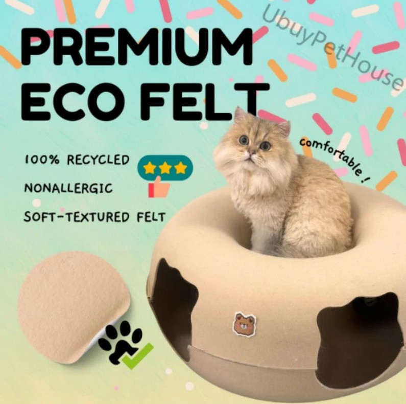 Cat Tunnel BedCat Nest Four Seasons Universal Summer Sleep Internet Red Donut Do