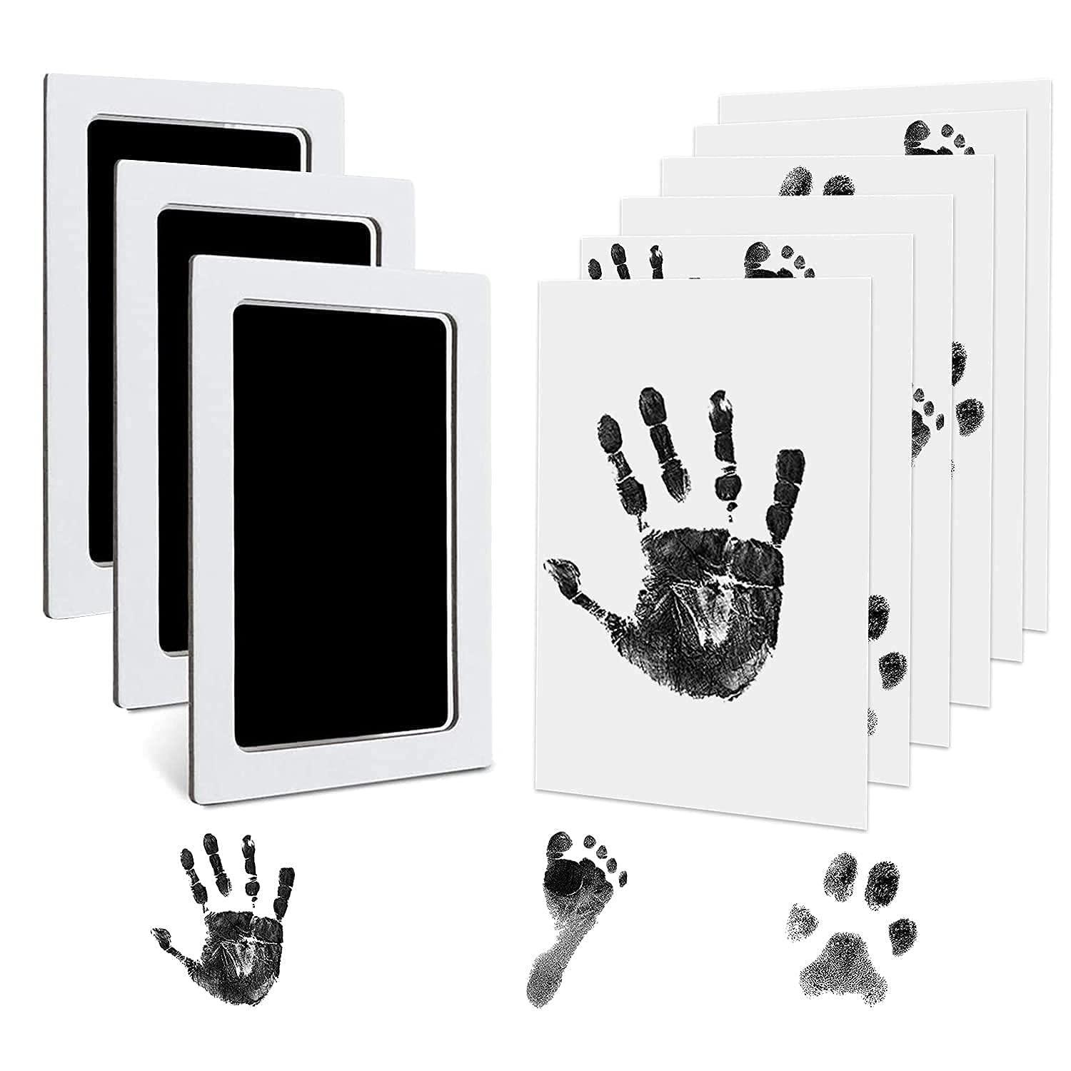 Paw Print Clean Touch Ink Pad Kit for Dogs and Cats, Pet Owner Keepsake Diy Ink