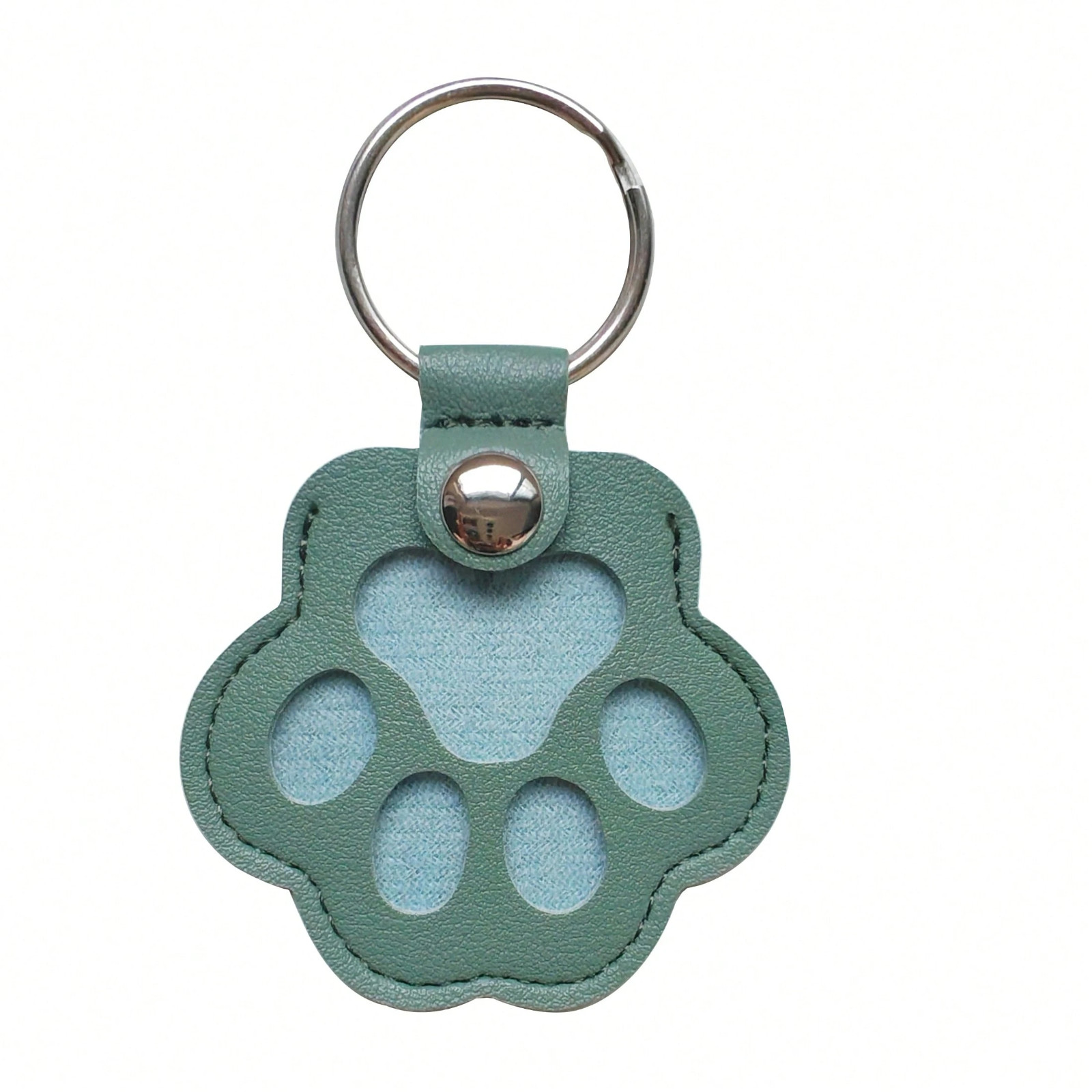 Pet Lost Hair Storage Keychain Cat & Dog Hair Memorial Bag Leather Pet Hair Bag