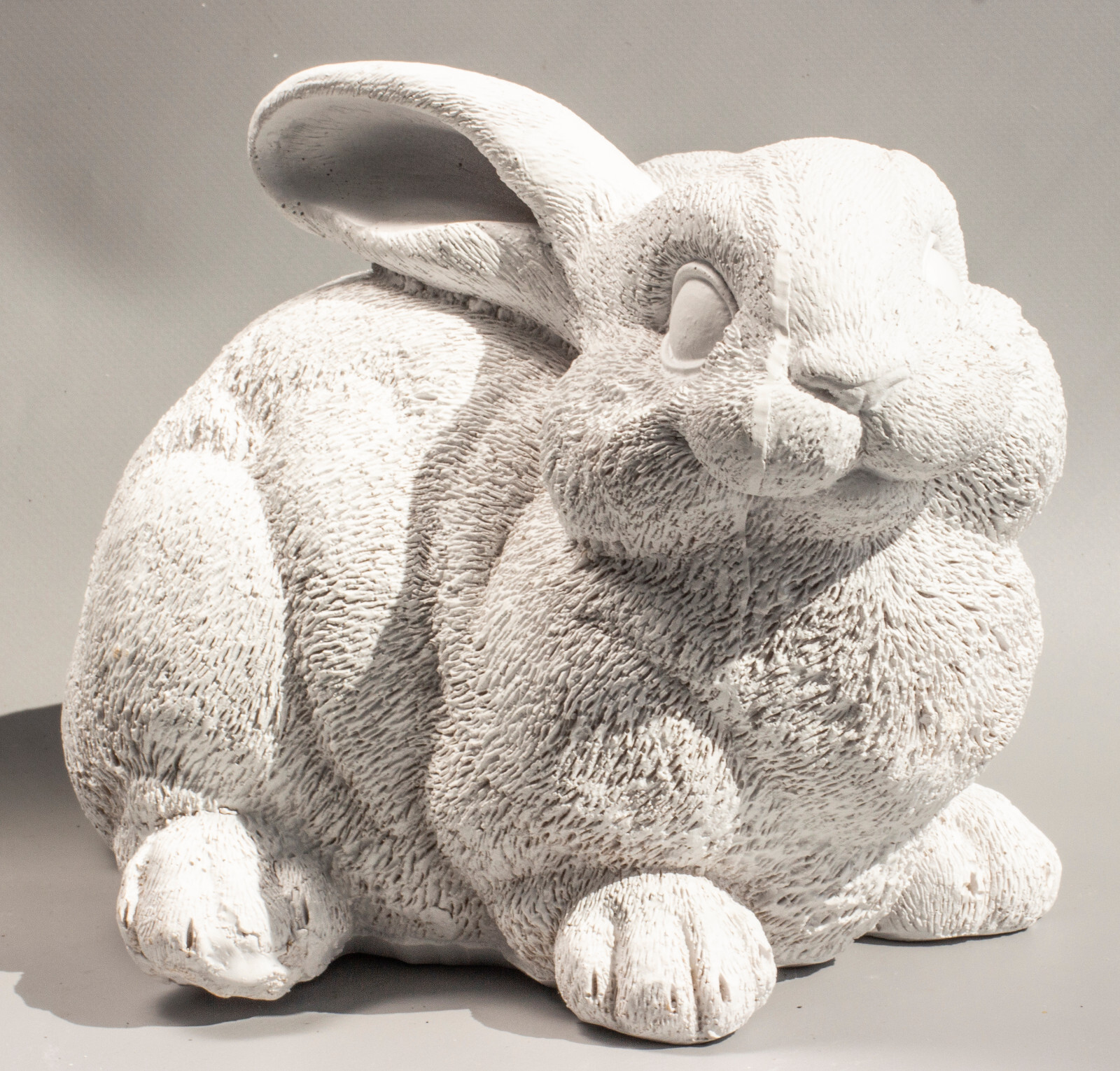 Unpainted Pet Cremation Urn Bunny Ashes Rabbit Sculpture Memorial Funeral Decor
