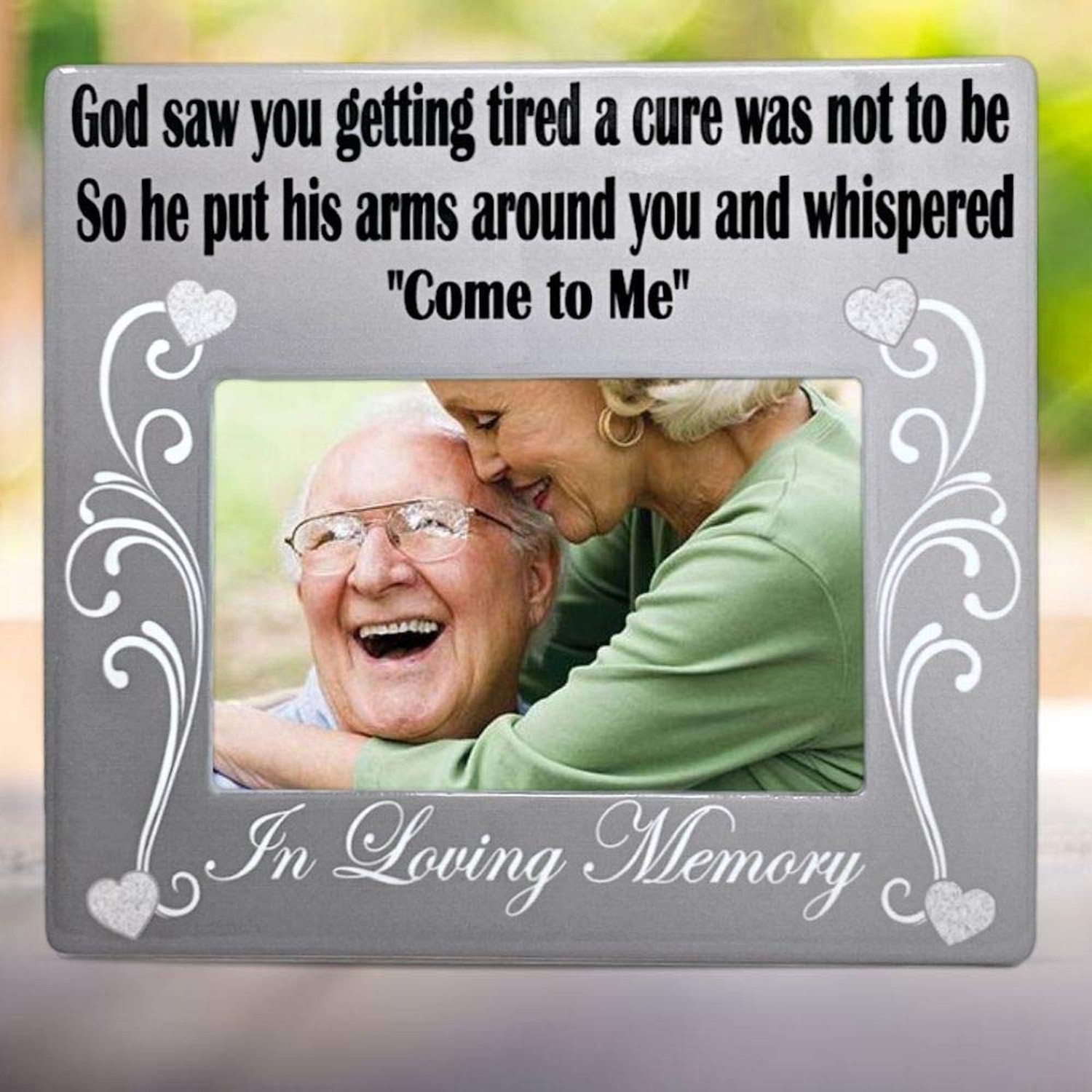 In Loving Memory Picture Frame for Loss of Loved One – Sympathy Memorial P