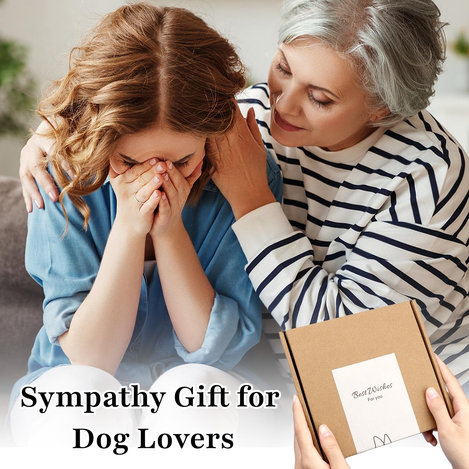 Dog Memorial Gifts – Dog Memorial Suncatcher Set with Acrylic & Crystal Sunca…