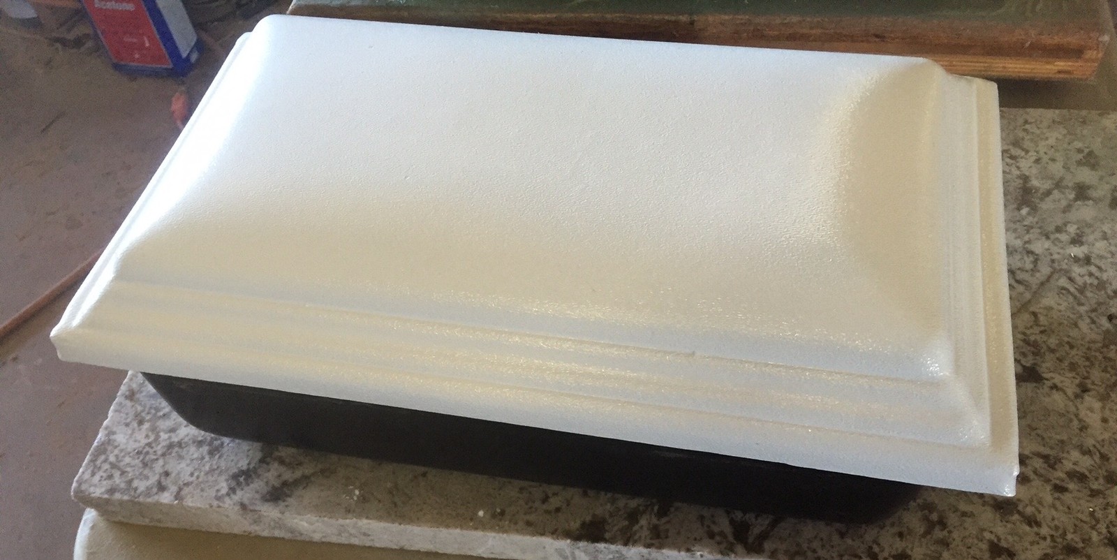 White Top And Back Bottom. 16″ long Pet Coffin/Casket/Urn Losing a pet is like
