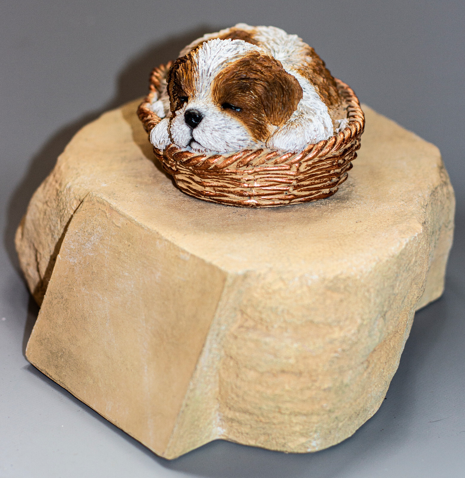 Shih Tzu Memorial Stone Cremation Urn Remembrance Plaque Personalized Casket Dog