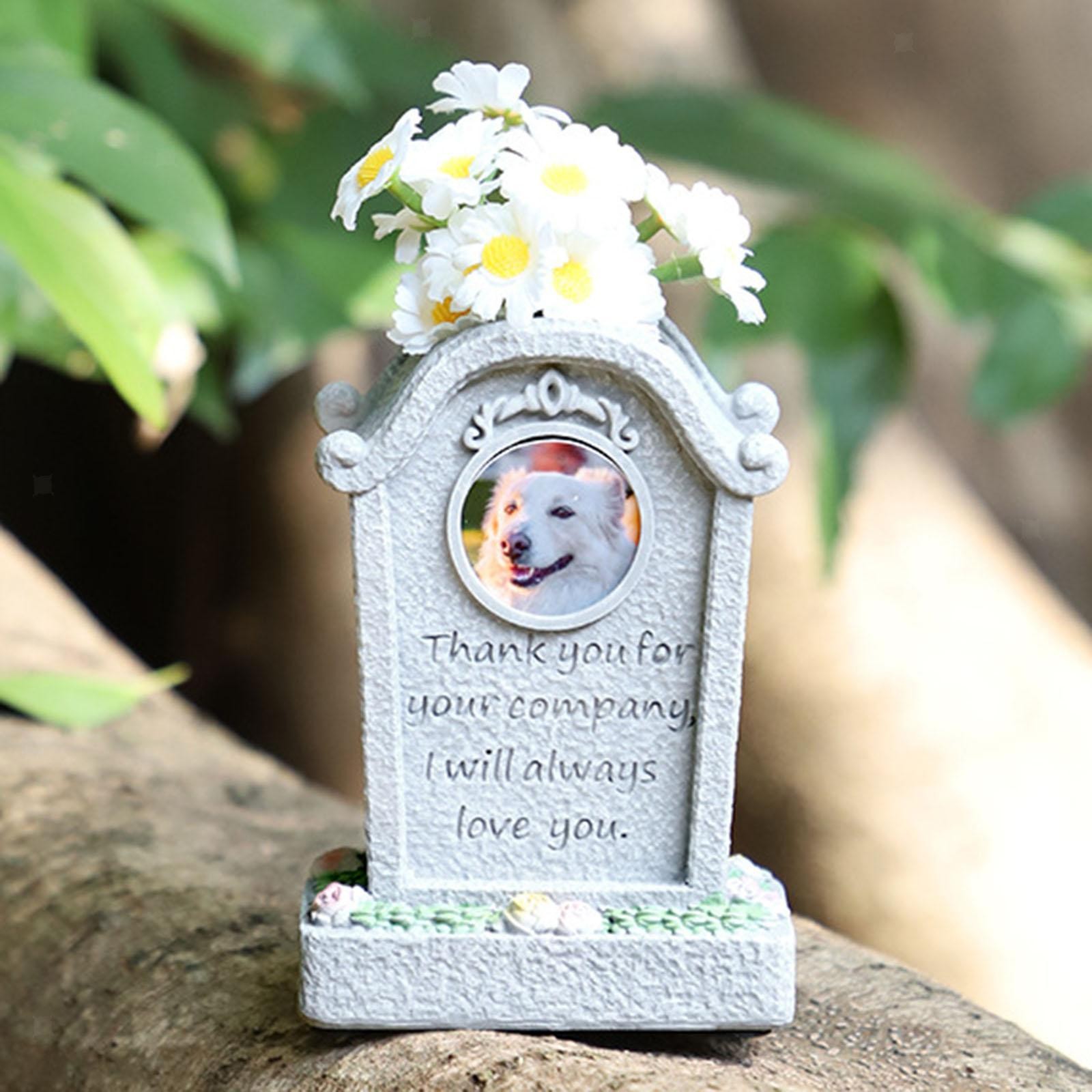 Monument for Memorial Pet Pet Tombstone Statue Loss of Pet Gift Cat Memorial