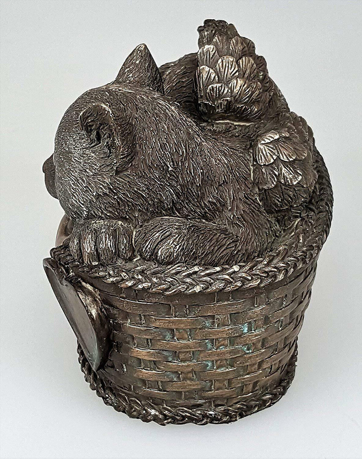 Angel Cat Sleeping Urn For Cremation Ashes Statue Pet Memorial Figurine
