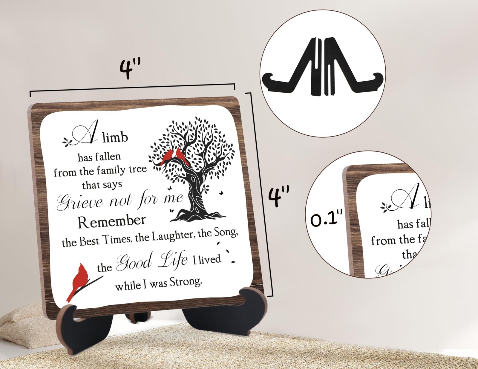 Celebration of Life Decorations,Memorial Decor Plaque Sign,Sympathy Gift,Reme…