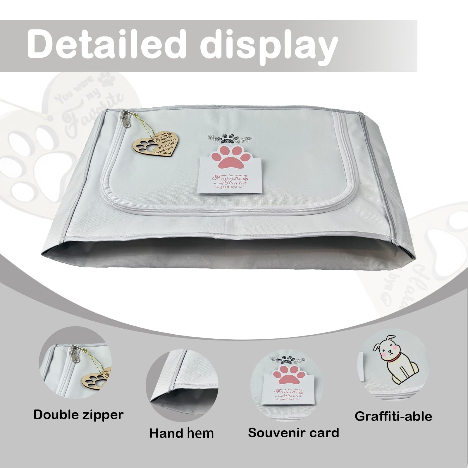 Lzhtime Pet Burial Eco Friendly Pet Body Bag Suitable For All Kinds Of Pets Pet