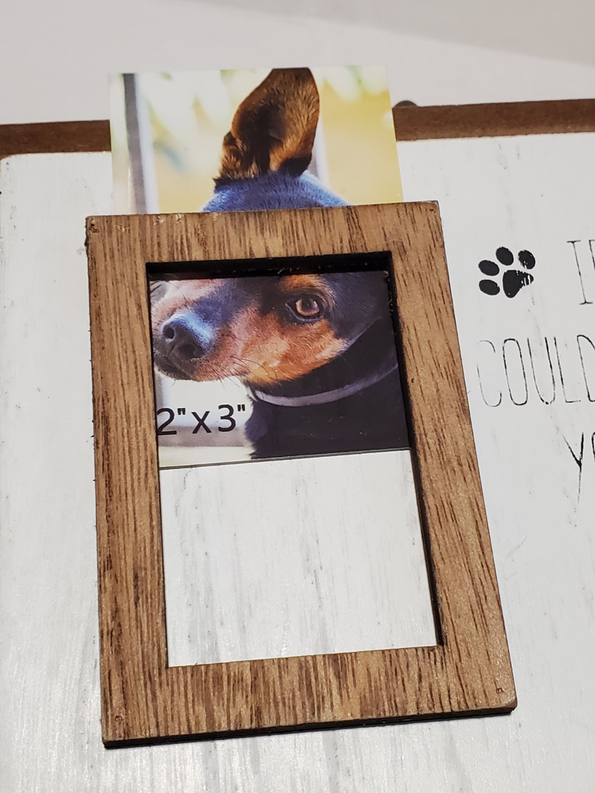 Wooden Pet Cremation Memorial Box with Photo Frame