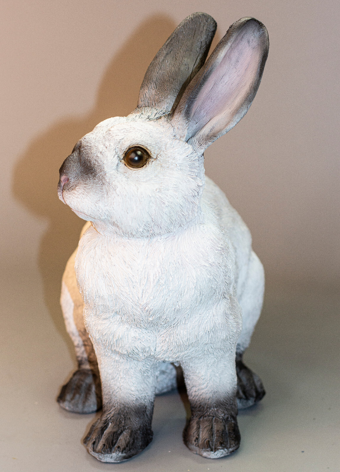 Unique Rabbit Urn Large Bunny Memorial Statue Pet Cremation Animal Grave Decor