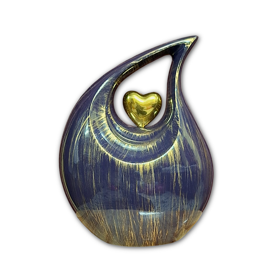 Handcrafted Teardrop Cremation Urn for Ashes Funeral Memorial Urns Men Women