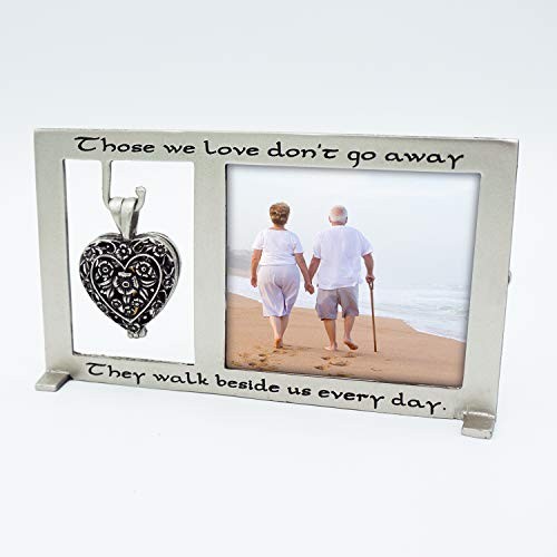 Memorial Photo Frame with Vial for Ashes or a 5-1/4 by 3-Inch Those We Love