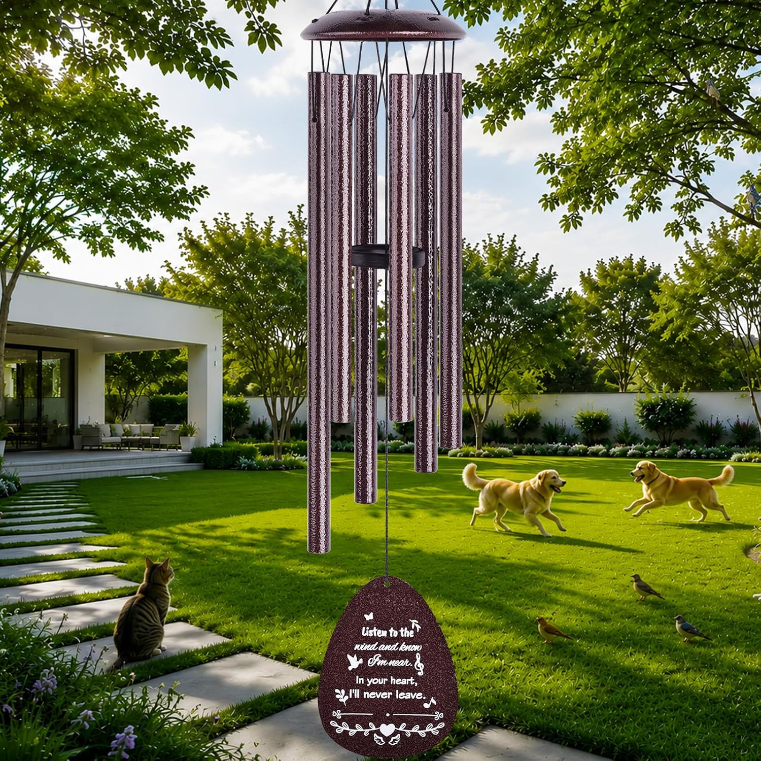 Pet Memorial Gifts for Dogs, Cat Memorial, Pet Memorial Wind Chime